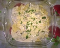 Penne ao molho de cogumelos