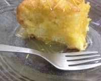 Bolo de laranja com calda