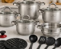 Para quem está renovando a cozinha, este jogo de panelas com 19 peças está com o menor preço do ano