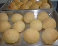 Pão de queijo saboroso