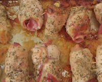 Filé de frango recheado