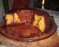 Pudim de cenoura com farinha de rosca