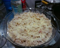 Macarrão com atum e creme de leite rápido