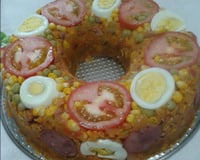 Cuscuz à paulista de linguiça calabresa