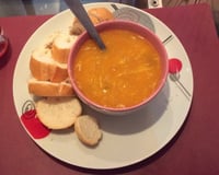 Sopa de mandioquinha cremosa