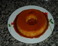 Pudim de pão tradicional do Tico