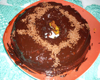 Bolo de Cenoura com Chocolate