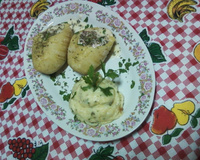 Batatas Recheadas com Frios