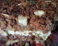 Quibe de forno recheado