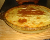 Bolo de batata com frango