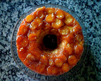 Bolo de banana caramelizado