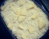 Torta de Biscoito Maisena com Abacaxi