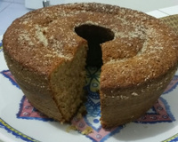 Bolo de banana de liquidificador