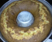 Bolo de cenoura na batedeira