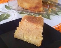 Bolo cremoso de batata doce