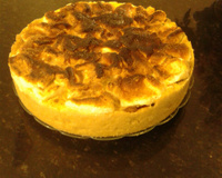 Torta merengue de banana da terra