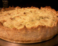 Quiche de alho poró