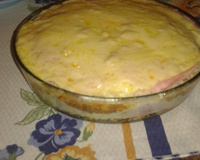 Arroz de forno com carne moída