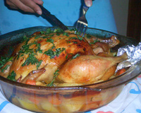 Frango recheado delícia