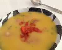 Sopa creme de mandioquinha