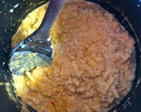 Estrogonofe de frango desfiado