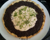 Torta de limão com chocolate da Dani