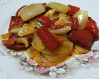 Antepasto de pimentão vermelho assado