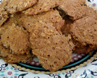 Biscoitos de aveia e banana