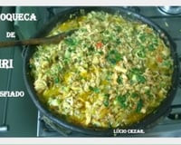 Moquequinha de siri desfiado