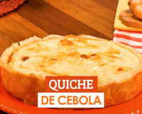 Quiche de Cebola e Queijo Gruyère