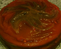 Bolo de cenoura com recheio e cobertura