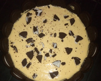 Torta de mousse de maracujá com biscoito oreo