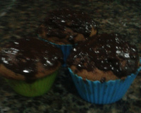 Cupcake de chocolate