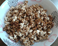 Pipoca doce - Prática e o que é melhor, é de chocolate!