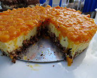 Torta de Manga com Maracujá