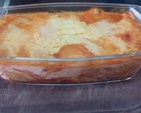 Lasanha com massa crua