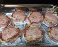 Medalhão de carne moída