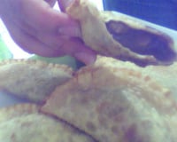 Pastel doce de chocolate com banana