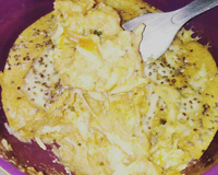 Torta fit de micro-ondas da Cacá