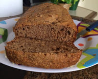 Bolo de banana com aveia