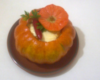 Moranga com carne seca e catupiry