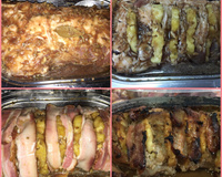 Lombo recheado com abacaxi Emeliza