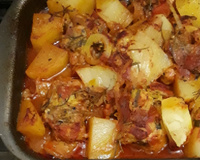 Frango à passarinho no forno