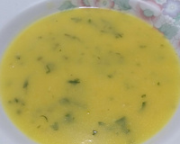 Sopa especial de mandioquinha da Adilce
