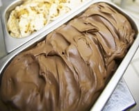 Sorvete de chocolate