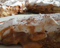 Torta de banana banoffee