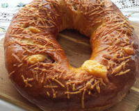 Pão de lingüiça delicioso