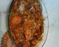 Bisteca de porco assada