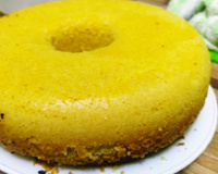 Bolo cremoso de fubá