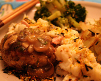 Tofu Hamburger - Hamburger Japonês (tofu han-begu)